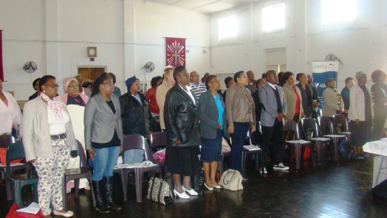 Participants making a declaration