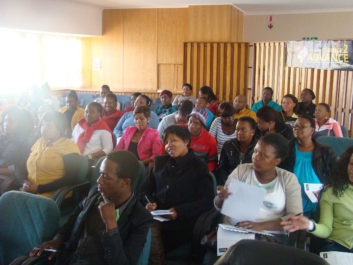 Participants of C2A programme for 4th year social work students of the Unisa Bright Site Project
