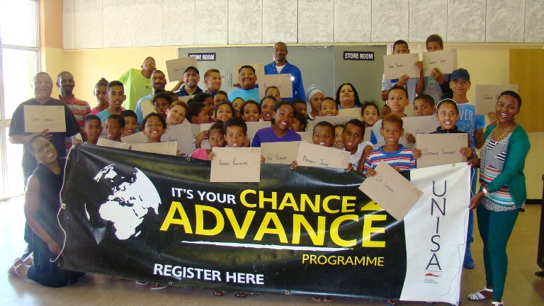 Participants showcasing their certificates of attendance 