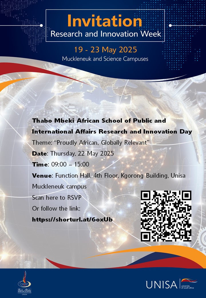 Thabo Mbeki African School of Public and International Affairs Research and Innovation Day