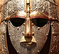 Anglo-Saxon helmet (replica) from Sutton Hoo