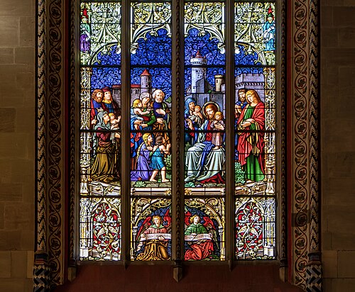 Details of the Chapelle des Maccabées, Geneva.
