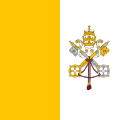 Flag of the Vatican City (1929–2001)