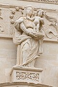 * Nomination Lecce (Apulia, Italy) - Façade of St. Angel's church (also known as St. Mary of Constantinople) - Statue of Madonna and Child, above the portal --Benjism89 10:26, 8 May 2025 (UTC) * Promotion  Support Good quality. --Sebring12Hrs 13:35, 8 May 2025 (UTC)