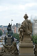 * Nomination: Construction work for a new tramway track on Wenceslas Square in May 2025, seen from the stairs in front of the National Museum --Kritzolina 19:25, 28 May 2025 (UTC) * * Review needed