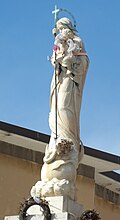* Nomination: Statua della Vergine, sculpture in Sassari.--Gioele Serra 21:21, 3 May 2025 (UTC) * Review Statue lacking in detail. The sky has a strange speckled texture. Perhaps overprocessed or downsampled? --Tagooty 03:28, 4 May 2025 (UTC)