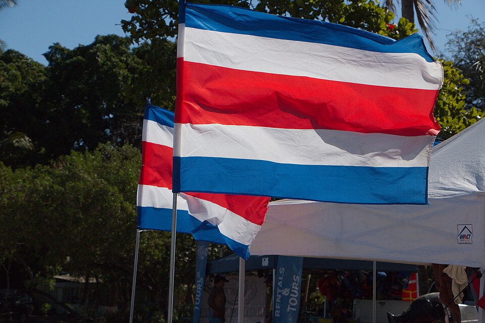 Flagge von Costa Rica