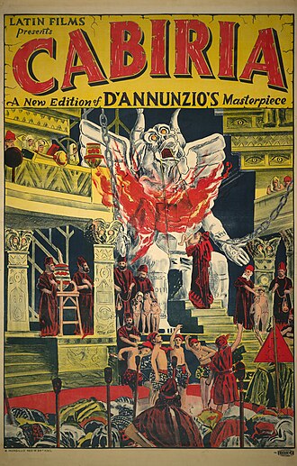 Poster for the film Cabiria