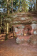 * Nomination Devil's Forge; Hinterweidenthal, Rhineland-Palatinate, Germany --Llez 04:53, 7 May 2025 (UTC) * Promotion Some CA at the branches at the left side to remove --Ermell 05:44, 7 May 2025 (UTC)  Done THanks for the review --Llez 05:54, 7 May 2025 (UTC)  Support Good quality. --Ermell 14:42, 7 May 2025 (UTC)