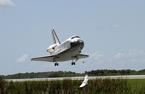 Space Shuttle Atlantis landing at Kennedy Space Center