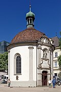 * Nomination Nepomukkapelle in Bregenz, Austria --Jakubhal 03:31, 11 May 2025 (UTC) * Promotion  Support Good quality.--Agnes Monkelbaan 04:11, 11 May 2025 (UTC)
