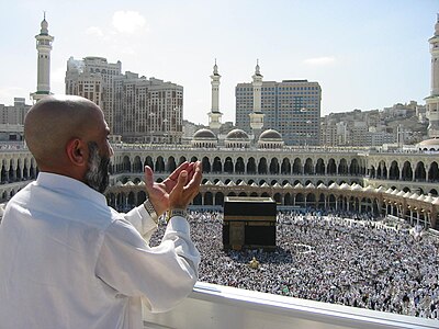 Pilgrim at Masjid Al Haram, Mecca