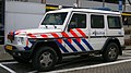 Mercedes G-class used by the Amsterdam-Amstelland police