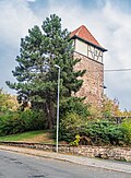 * Nomination: Glockenturm in Eisenach, Thuringia, Germany. (By Krzysztof Golik) --Sebring12Hrs 09:49, 4 May 2025 (UTC) * Review  Comment There is a sort of halo over a branch of the pine, at the height where the masonry ends. Also, the species of the pine is missing, since it is a big part in the composition. --Harlock81 17:34, 4 May 2025 (UTC)