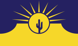 The flag of Mesa, Arizona was kept on basis of TOO.
