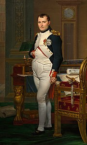 1812 Jacques-Louis David - The Emperor Napoleon in His Study at the Tuileries