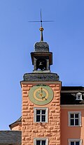 * Nomination View from the Court of honor on the clock of the southern tower of the central building of Schwetzingen Palace, Germany --Llez 04:52, 11 May 2025 (UTC) * Promotion  Support Good quality. --Jakubhal 05:59, 11 May 2025 (UTC)