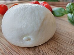 Mozzarella picture used in 133 articles