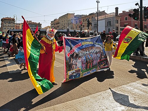 Bolivian carnival in Rome, 2019