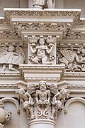 * Nomination Lecce (Apulia, Italy) - Basilica of the Holy Cross - Façade details : a double capital --Benjism89 08:12, 10 May 2025 (UTC) * Promotion  Support Good quality. --Jakubhal 09:28, 10 May 2025 (UTC)