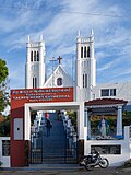 * Nomination Entrance gate, Sacred Heart Cathedral, Ooty, The Nilgiris, Tamil Nadu, India --Tagooty 02:17, 11 May 2025 (UTC) * Promotion  Support Good quality. --Acroterion 02:56, 11 May 2025 (UTC)