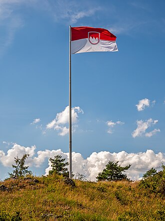 Franconian flag (Franken Rechen)