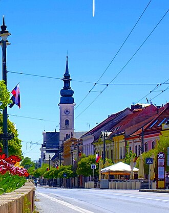Flag decoration Prešov Slovakia