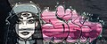 * Nomination Mural in Santiago, Chile. --Rjcastillo 02:38, 31 May 2025 (UTC) * Promotion  Support Good quality. --Jakubhal 05:19, 31 May 2025 (UTC)  Support Would benefit from tighter cropping that removes the cement line at the bottom. Left note. --GRDN711 15:50, 31 May 2025 (UTC)