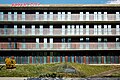 * Nomination: View of Appart'City, Rue Berthe Morisot, in Lille, France --Velvet 11:23, 4 May 2025 (UTC) * Review The picture has an unpleasant blue cast in the upper part. Apparently, the lighting was unfavorable at the time of the photo. I also find the grid on the lawn annoying. But there seems to be nothing that could be done about that. -- Spurzem 11:31, 4 May 2025 (UTC) Thank you for your review, new version a bit warmer uploaded. --Velvet 07:54, 5 May 2025 (UTC)