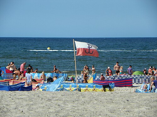 Ustka beach