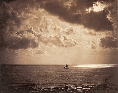 1856 Gustave Le Gray, Brig upon the Water