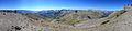 Panoramic view from the Col de la Bonette towards the south