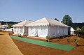 * Nomination Tent City, Maha Paryatan Utsav, Mahabakeshwar --Rangan Datta Wiki 03:42, 10 May 2025 (UTC) * Decline  Oppose Sorry, but blurred edges (only small part in the middle is sharp). some strong chromatic aberration --Jakubhal 04:13, 10 May 2025 (UTC)