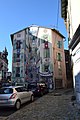 Trompe-l'oeil in Le Puy-en-Velay, corner of Rue Droite en Rue du Faubourg Saint-Jean