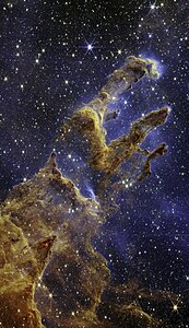 Pillars of Creation (NIRCam Image)