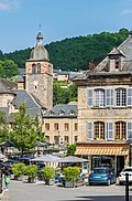 * Nomination View of the bell tower of the church from Place du Marché in Saint-Geniez-d'Olt, Aveyron, France. (By Krzysztof Golik) --Sebring12Hrs 07:39, 5 May 2025 (UTC) * Promotion  Support Good quality. --FlocciNivis 13:09, 10 May 2025 (UTC)