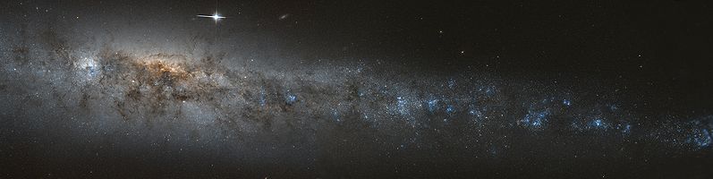 Panorama of the NGC 4631 galaxy.