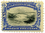 Bridge at Niagara Falls, 8¢