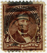 Abraham Lincoln, 4¢