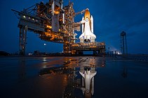 Brightly lit STS-135 on launch pad 39a.jpg