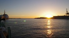 File:Sunset freo inner harbour gnangarra.ogv