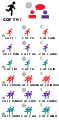 Conjugation of verb-es.svg