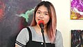 Bea Serendy saat diinterview oleh Star Radio FM Padang.jpg