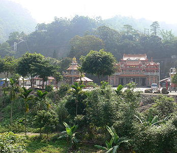 Longyin Temple of Chukou Village in Alishan National Scenic Area.