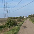 Electricity pylons crossing Sewstern Lane - geograph.org.uk - 1031516.jpg