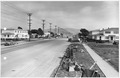 "4,000 Unit Housing Project Progress Photographs March 6,1943 to August 11, 1943, Looking down a street towards the... - NARA - 296755.tif