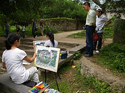 Painters Xingping town 20090502 6089.jpg