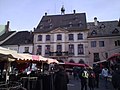 Hôtel de ville d'Altkirch lors de la 510e édition de la foire Sainte-Catherine
