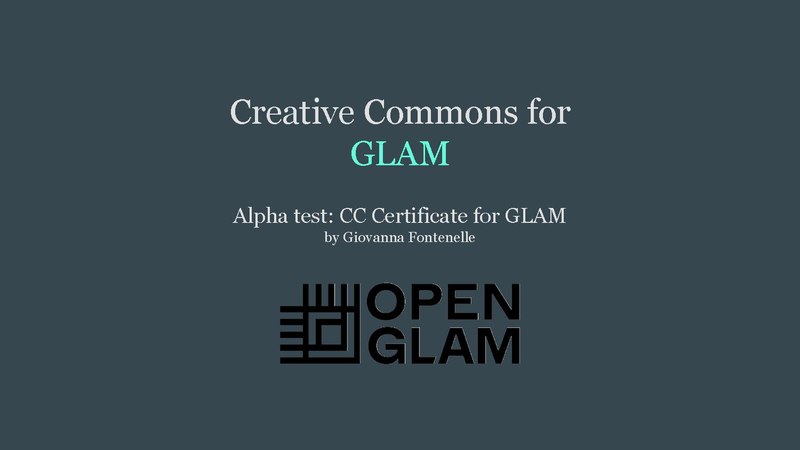 File:Creative Commons for GLAM - Alpha test CC Certificate for GLAM.pdf