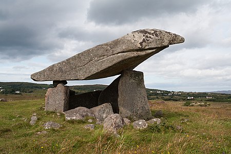 Portal Tomb in Kilclooney More, County Donegal, Ireland